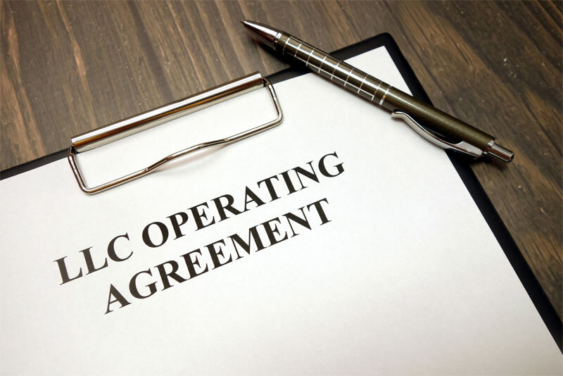 LLC Operating Agreement Document and Pen